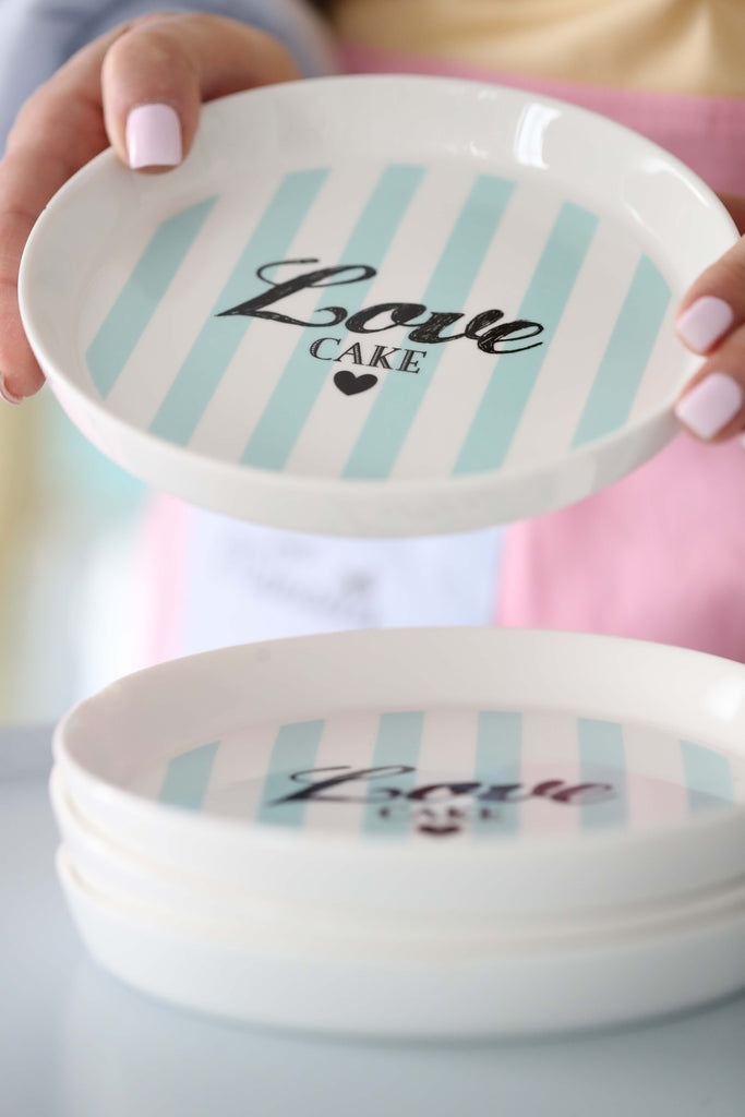 6 x Miss Ètoile Desserttallerken "Love"