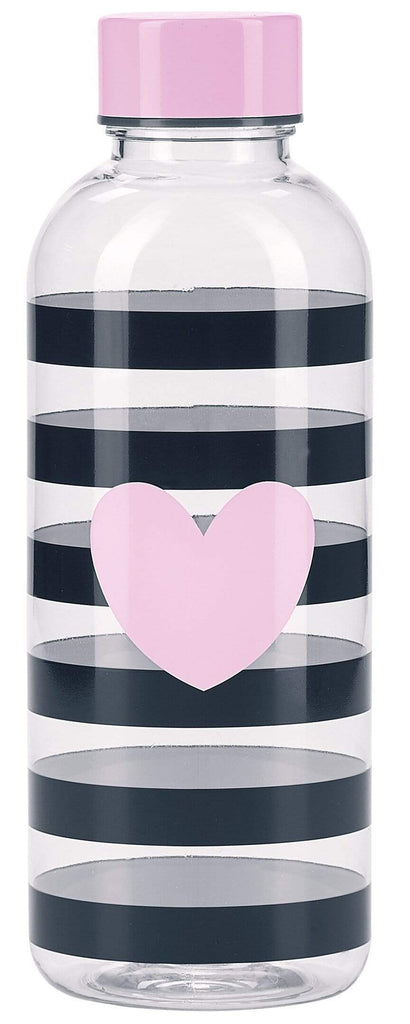 Love, Manuela Bottles me-water-bottle-black-strip-with-heart