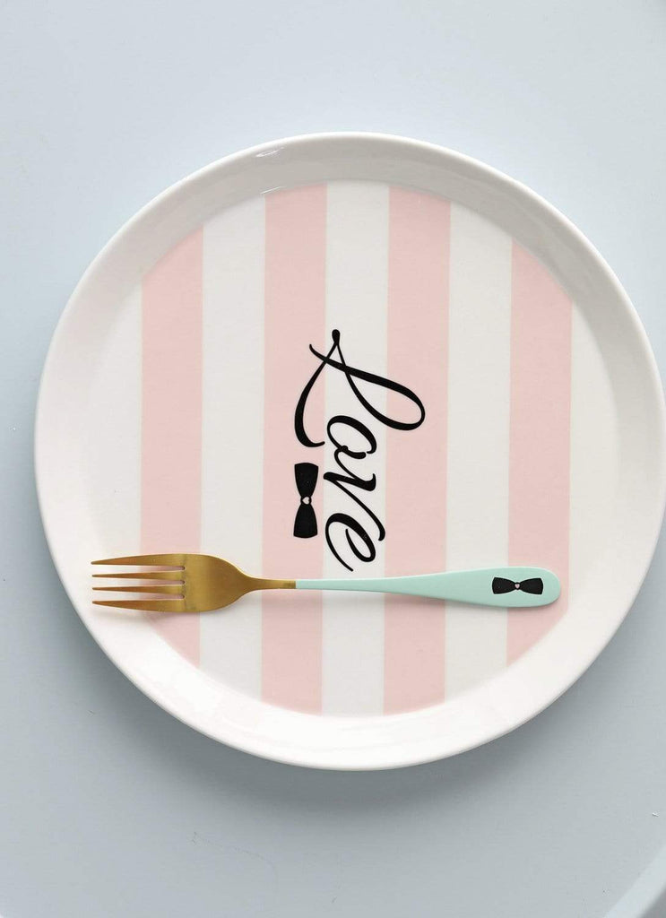 Love, Manuela Cake Plates Manuela 🖤 Miss Étoile tallerken Love/Rosa