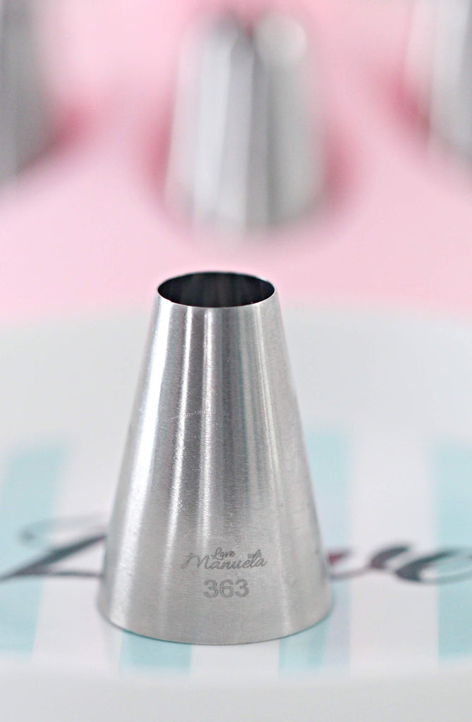 Love, Manuela Nozzles & Piping Bags Love Manuela, #363  pipping Nozzle / Round
