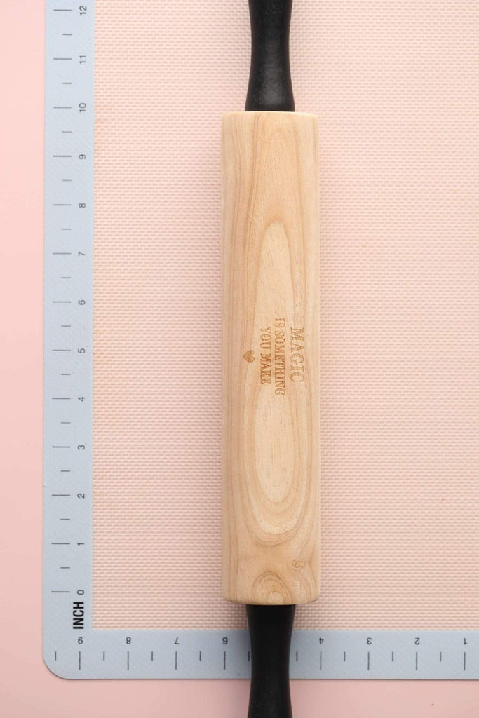 Love, Manuela Rolling Pins Miss Étoile Rolling Pen with text