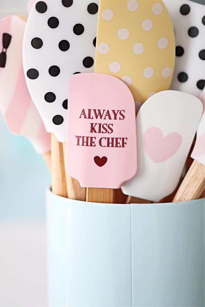 Love, Manuela Spatulas Miss Étoile Slikkepott Always kiss the chef